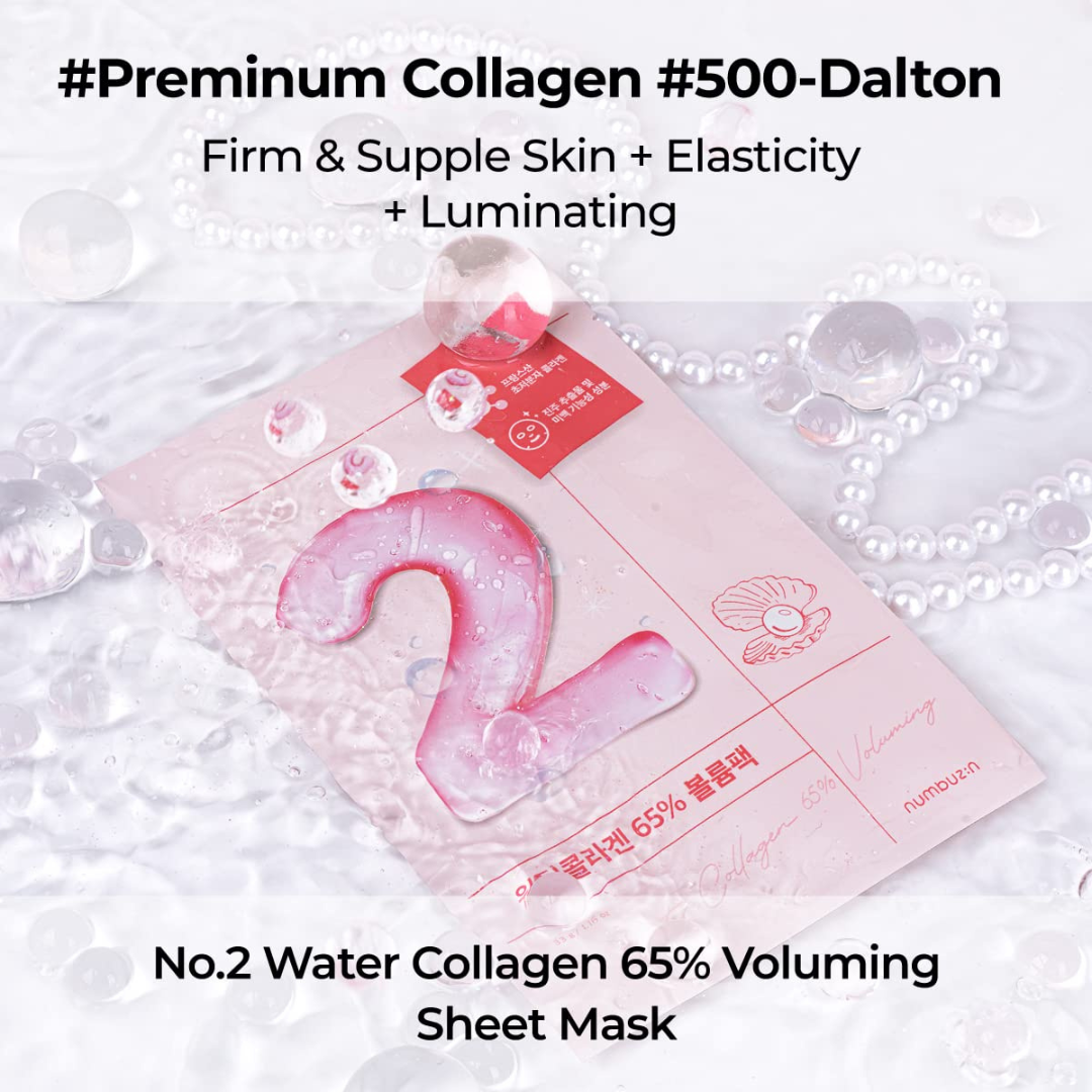 NUMBUZIN No.2 Water Collagen 65% Voluming Mask