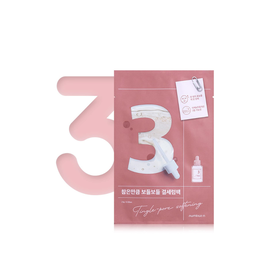 NUMBUZIN No.3 Tingle-Pore Softening Sheet Mask