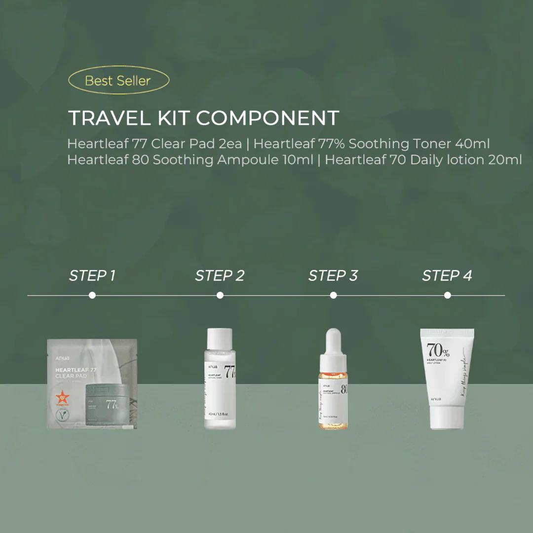 ANUA Heartleaf Soothing Trial Kit (4 items)