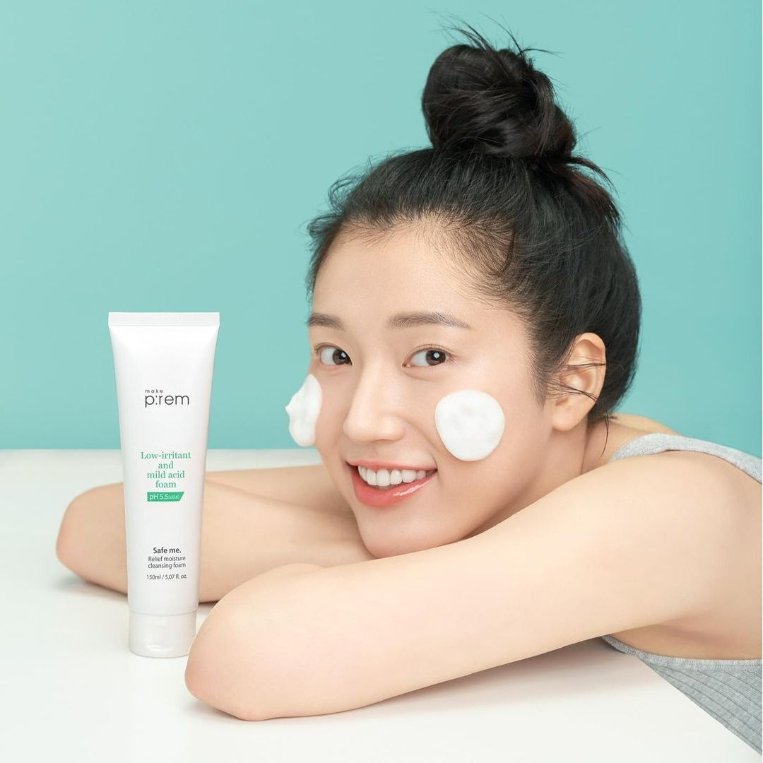 MAKE P:REM Relief Moisture Cleansing Foam