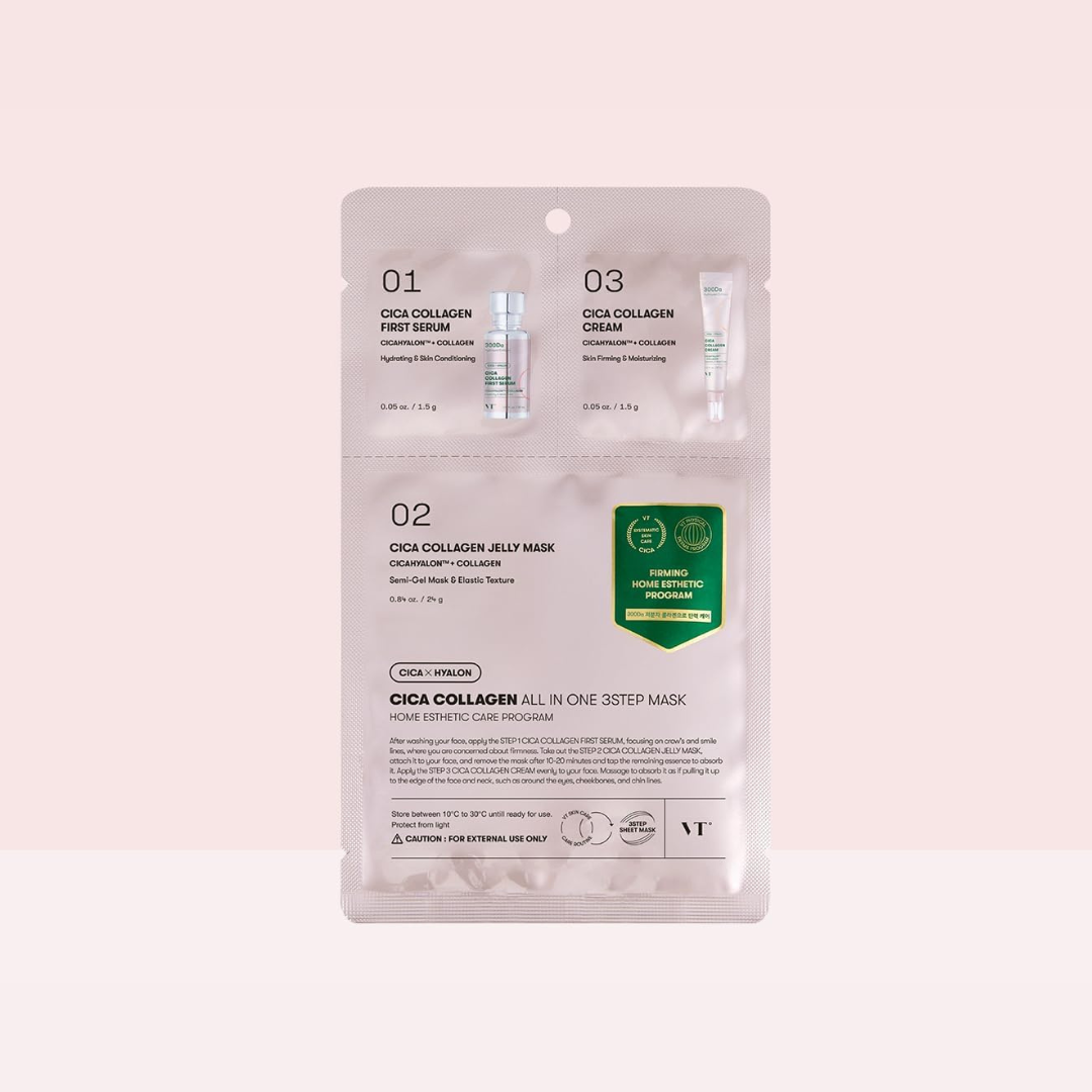 VT Cica Collagen All In One 3-Step Mask