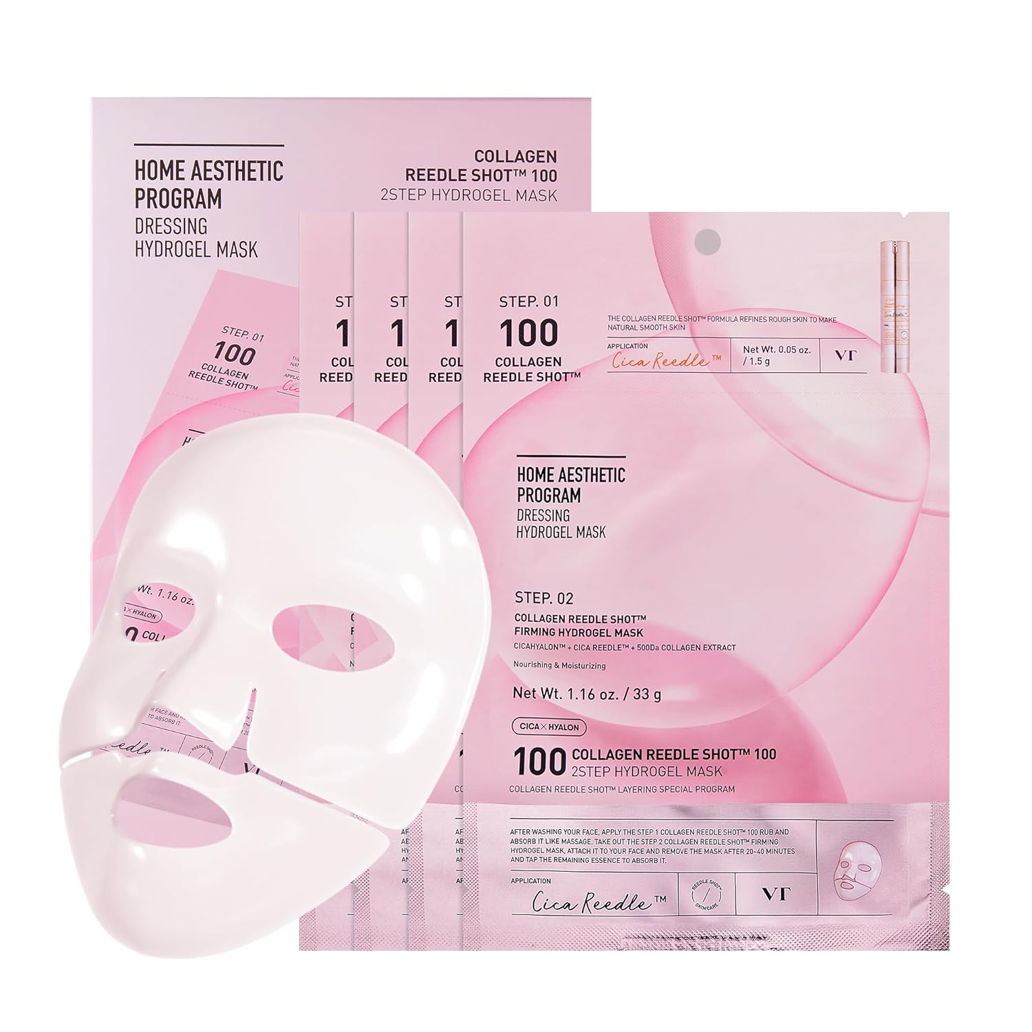 VT Collagen Reedle Shot 100 2Step Hydrogel Mask