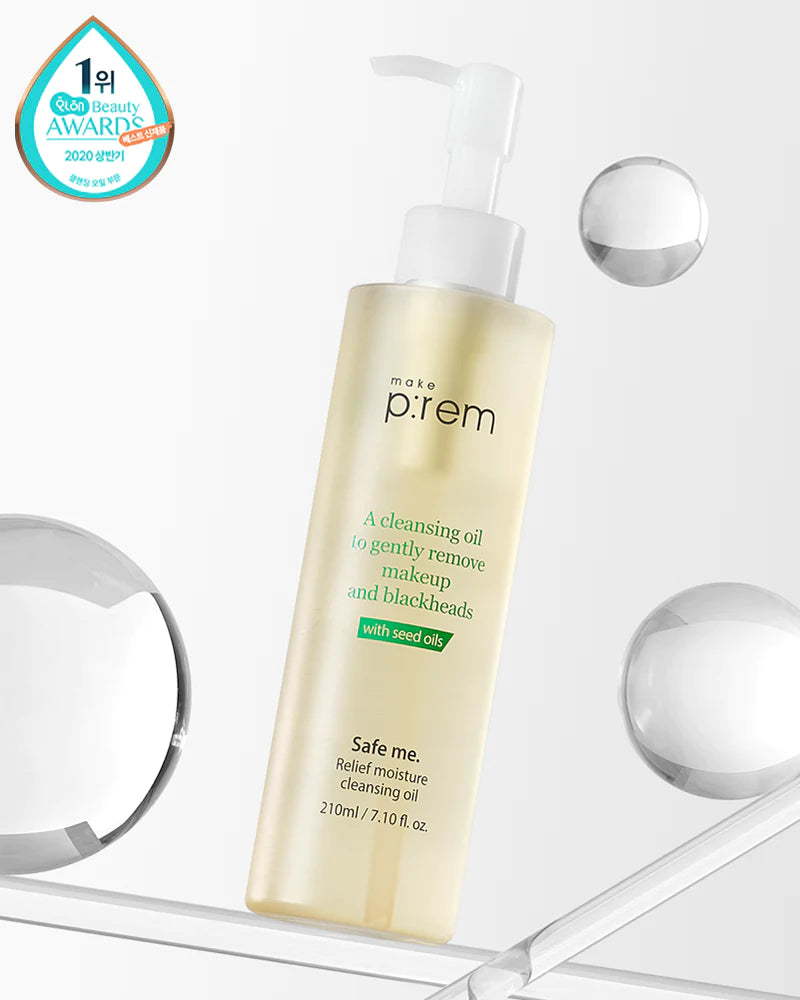 MAKE P:REM Safe Me. Relief Moisture Cleansing Oil