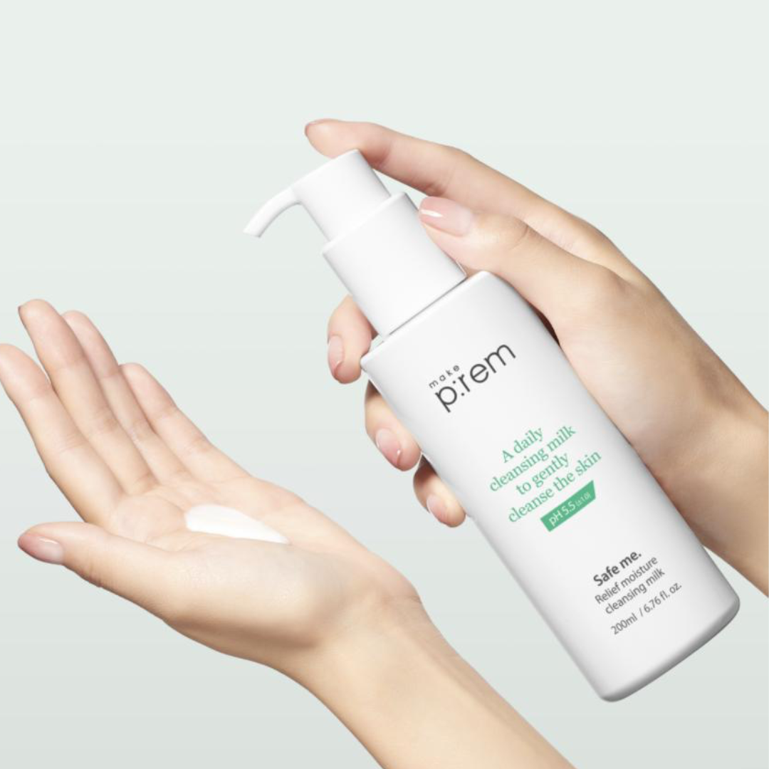 MAKE P:REM Safe Me. Relief Moisture Cleansing Milk