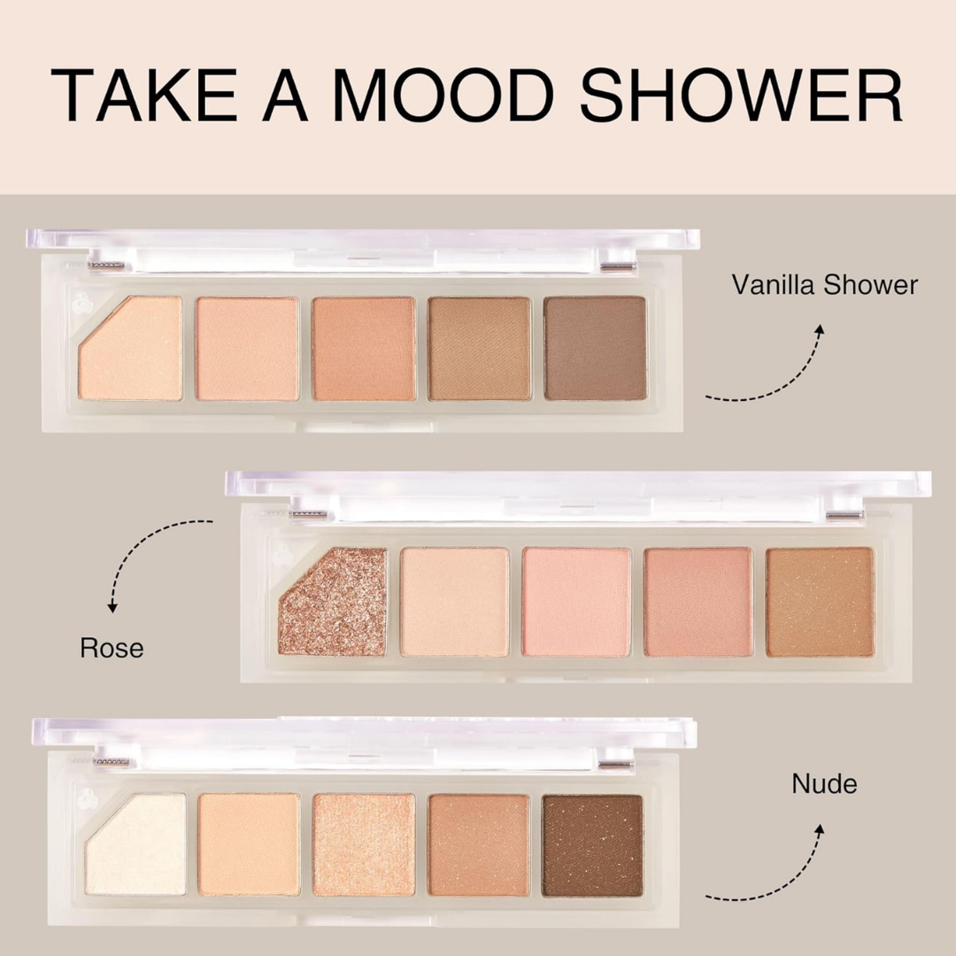 UNLEASHIA Mood Shower Face Palette (5 colours)