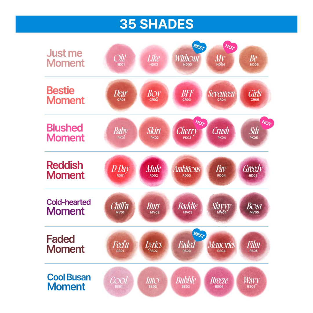 FWEE Lip & Cheek Blurry Pudding Pot (35 colours)