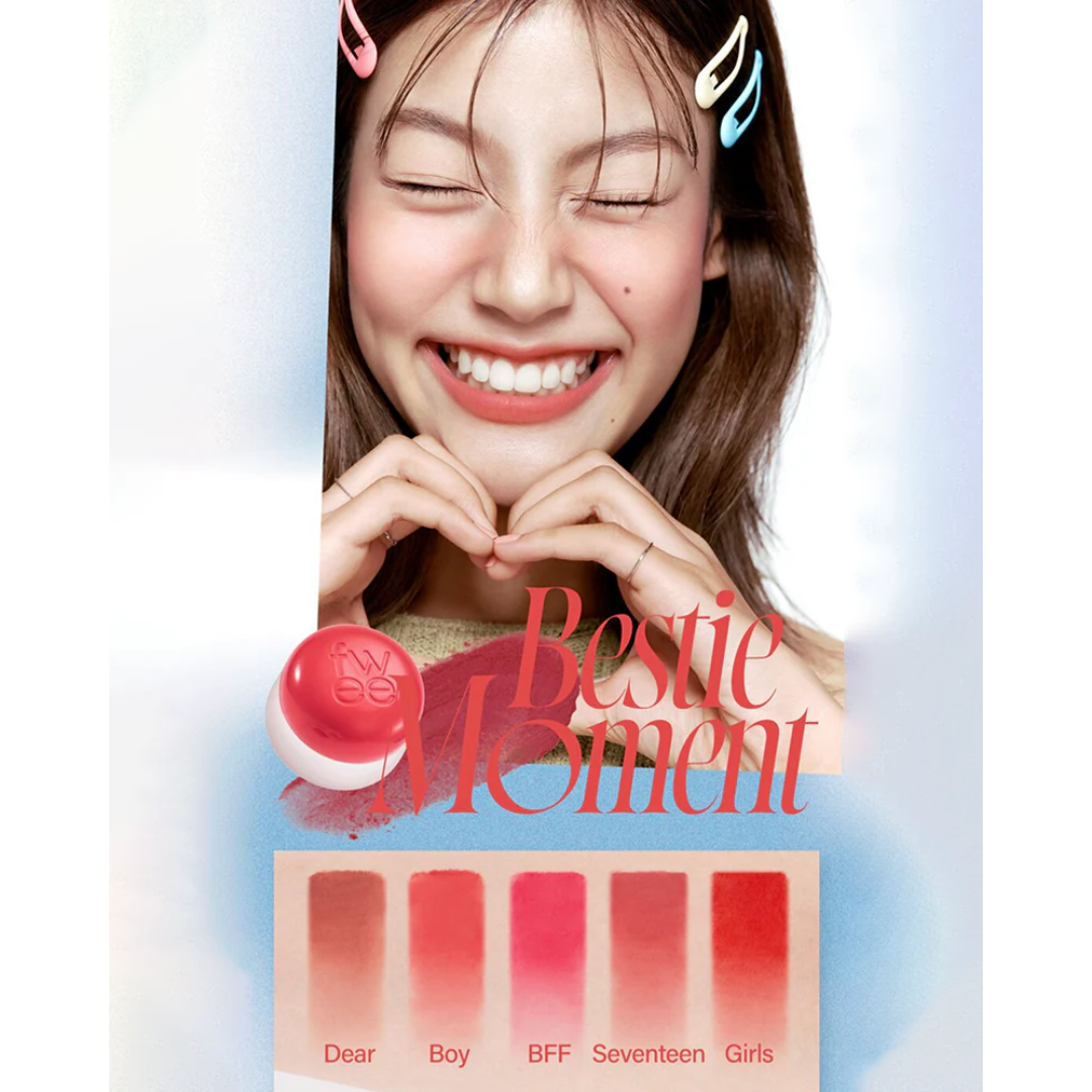 FWEE Lip & Cheek Blurry Pudding Pot (35 colours)