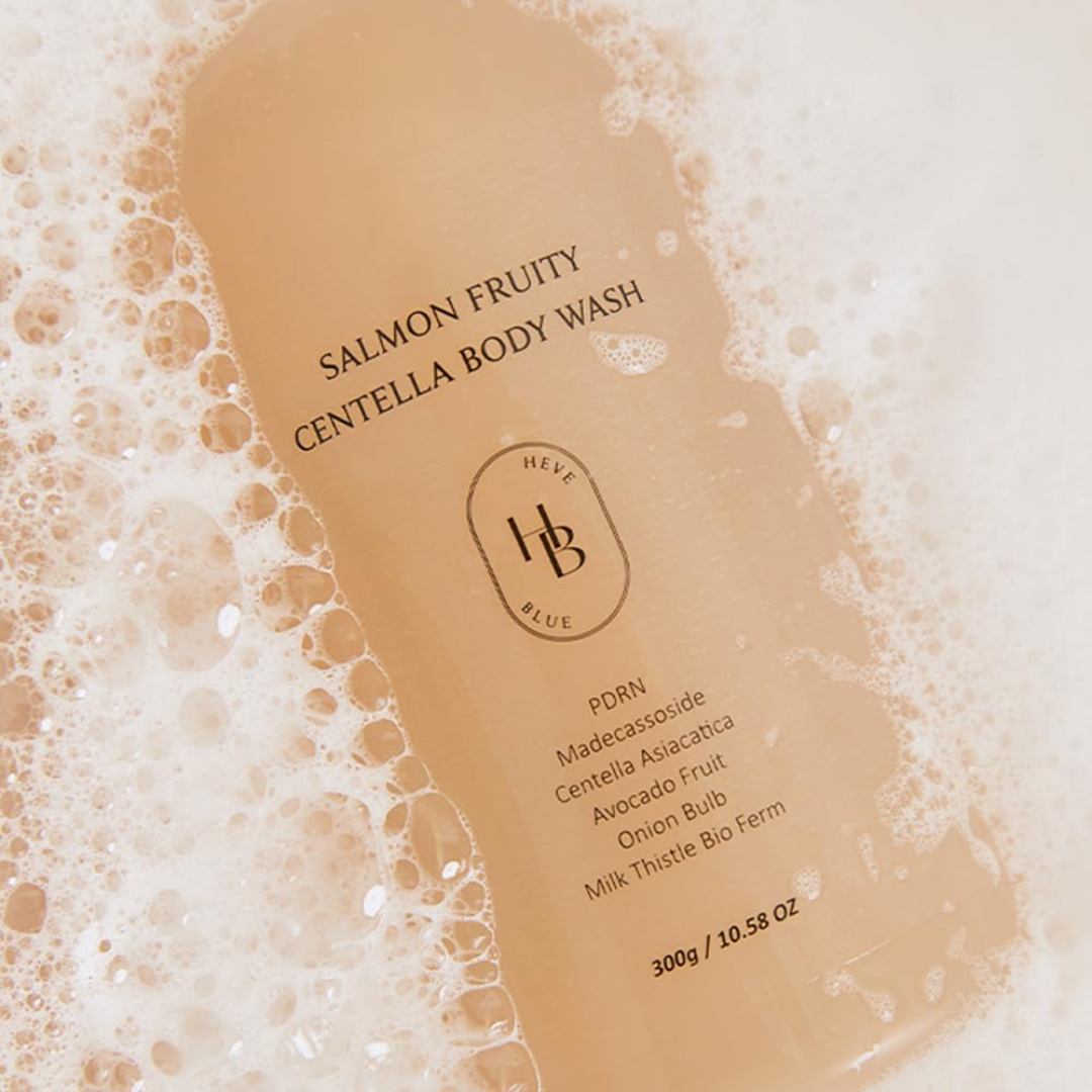 HEVEBLUE Salmon Fruity Centella Body Wash