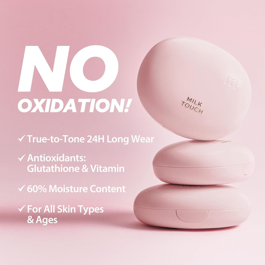 MILK TOUCH All-Day Skin Fit Milky Glow Cushion