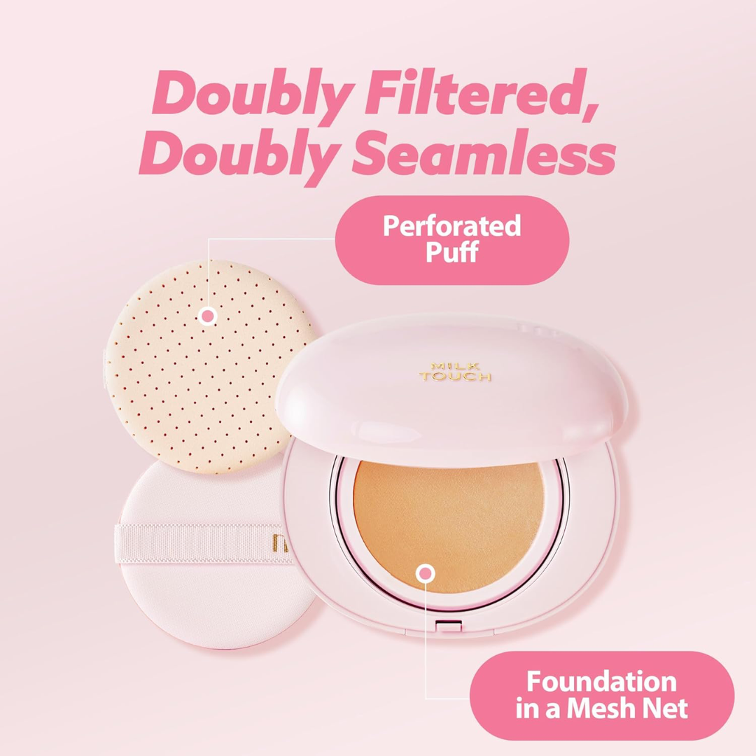 MILK TOUCH All-Day Skin Fit Milky Glow Cushion