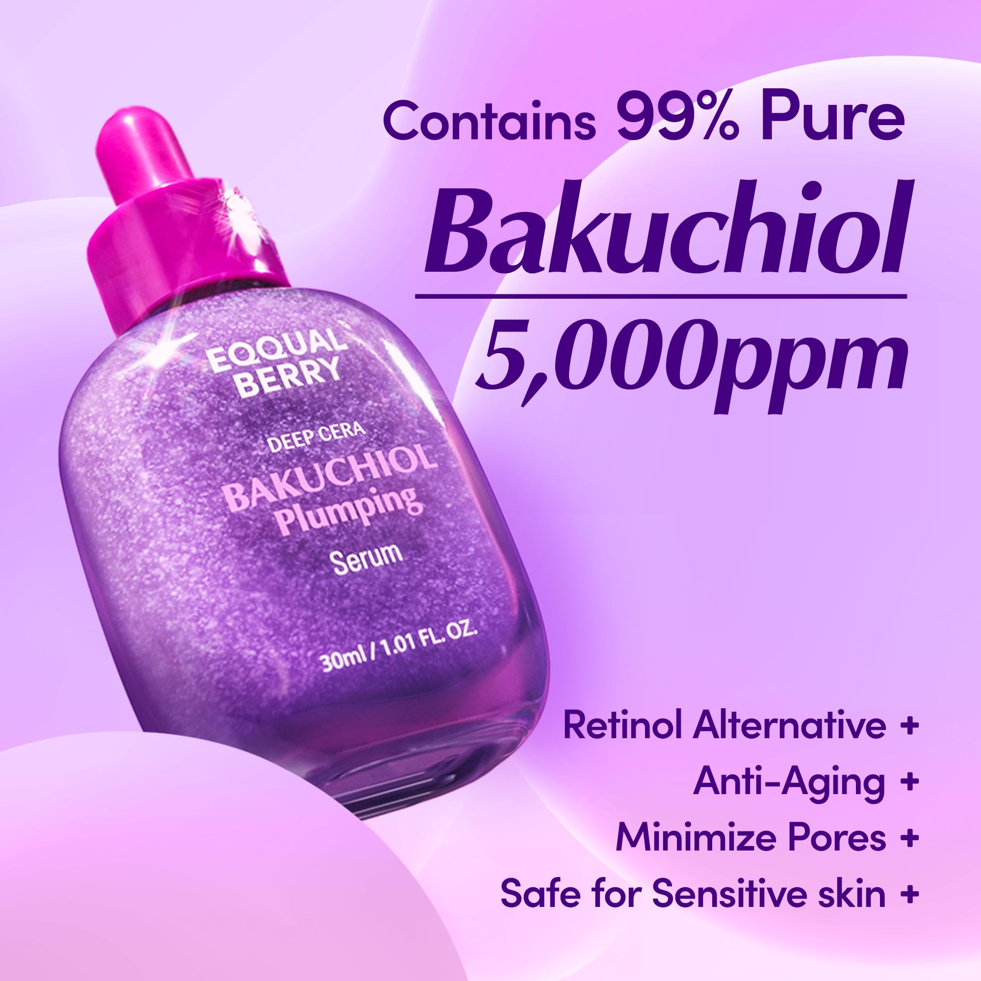 EQQUALBERRY Bakuchiol Plumping Serum