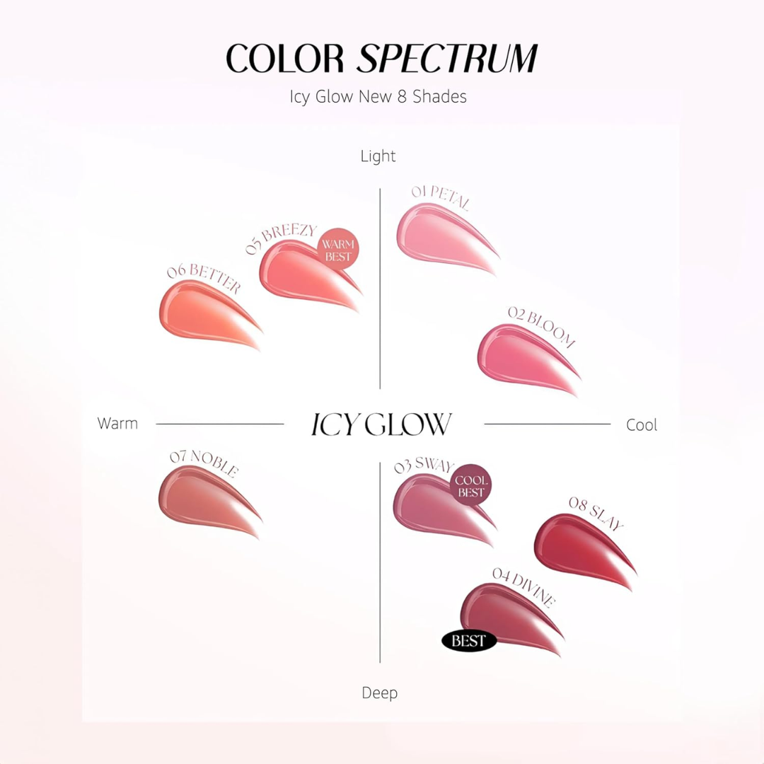MUZIGAE MANSION Icy Glow Lip Tints