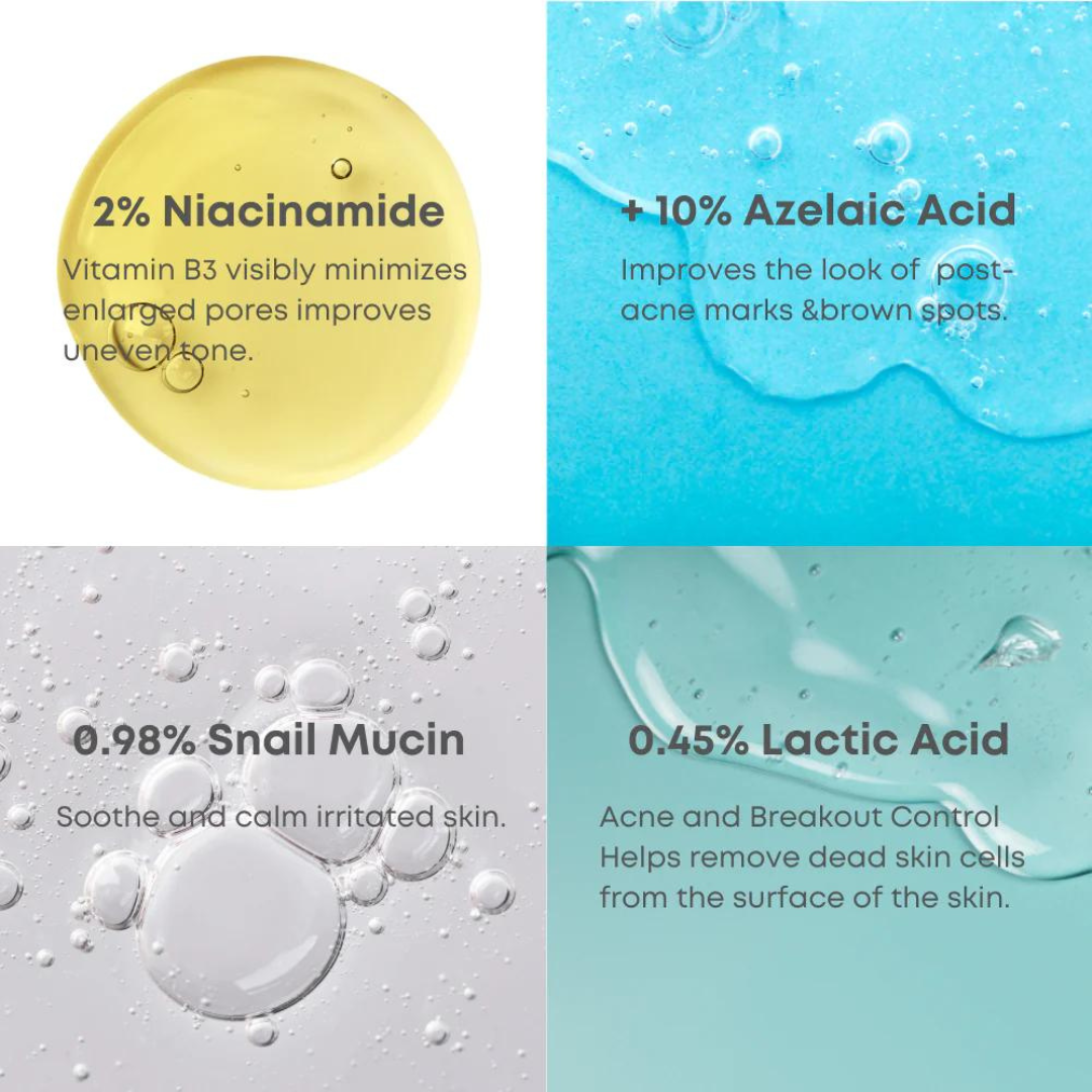 NINE LESS A-Control 10% Azelaic Acid Serum