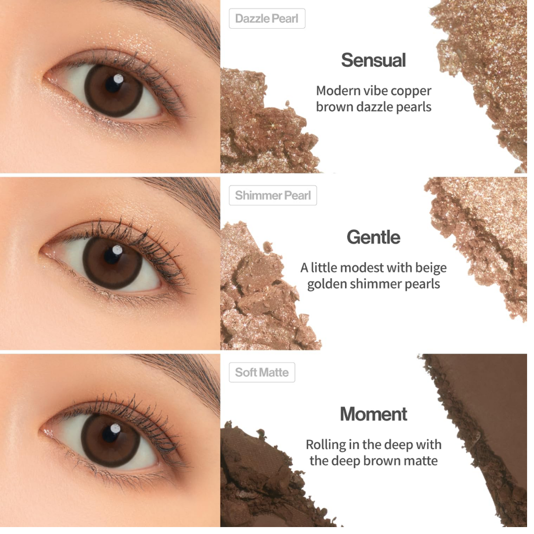 UNLEASHIA Glitterpedia Eye Palette (6 Colours]