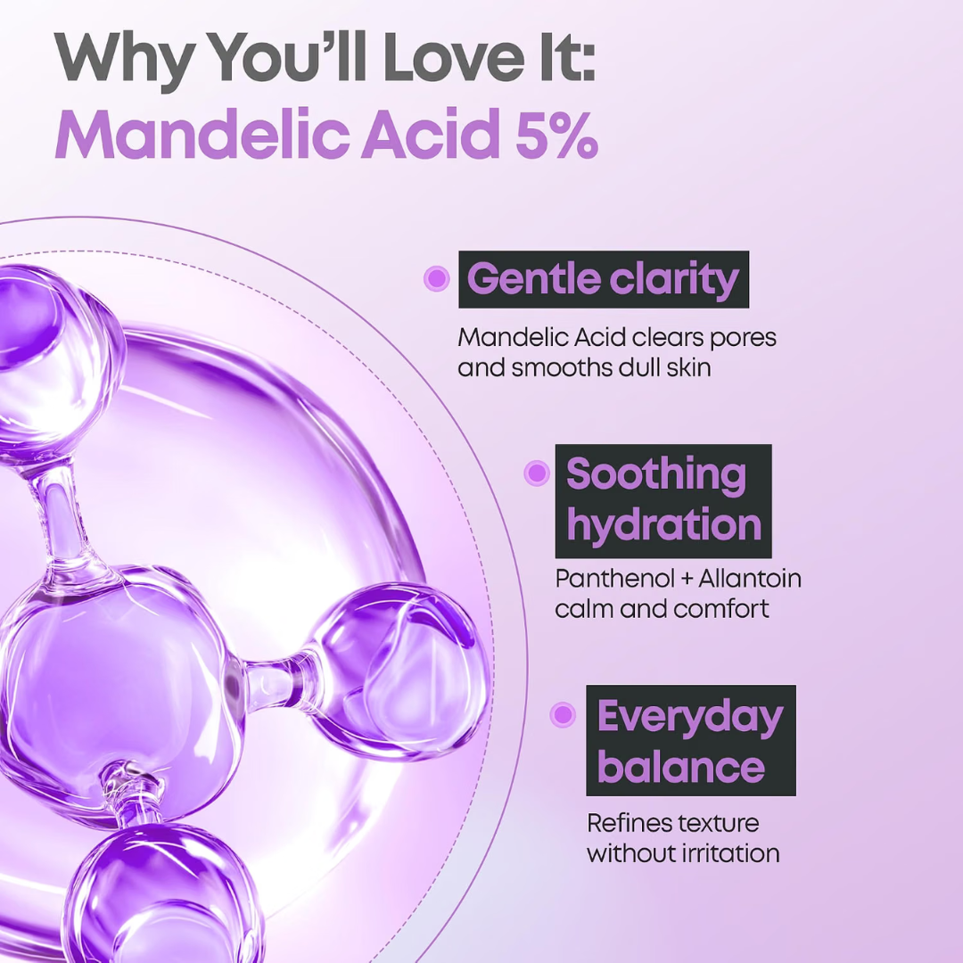 NINE LESS Molecule-Clear 5% Mandelic Acid Serum