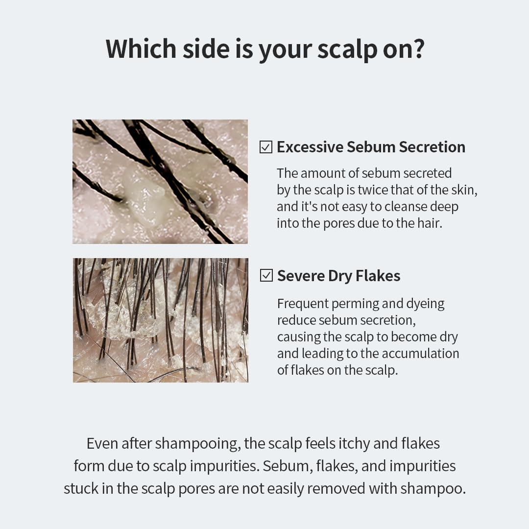 GROWUS Sea Salt Therapy Scalp Scaler