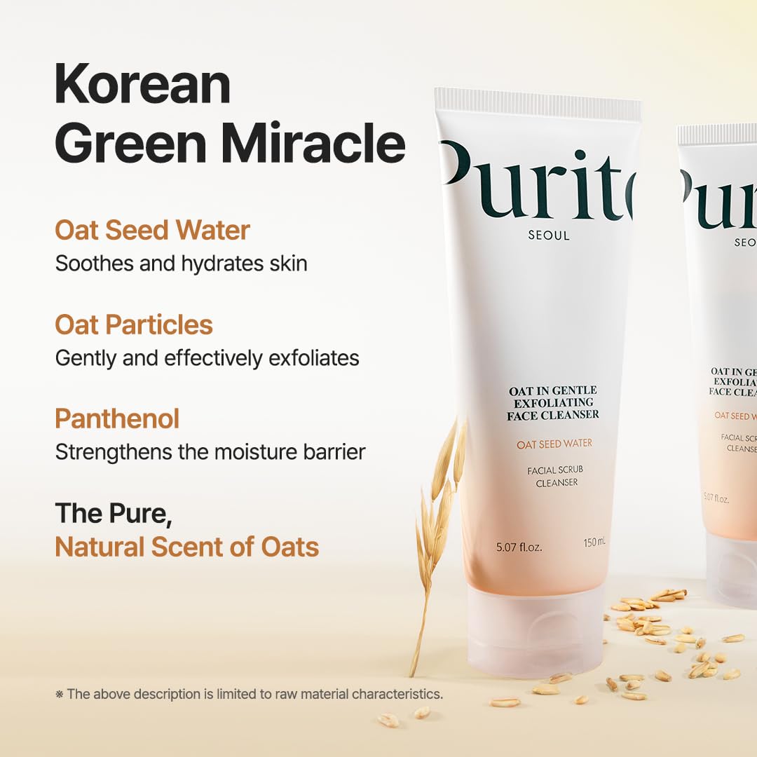 PURITO SEOUL Oat In Gentle Exfoliating Face Cleanser