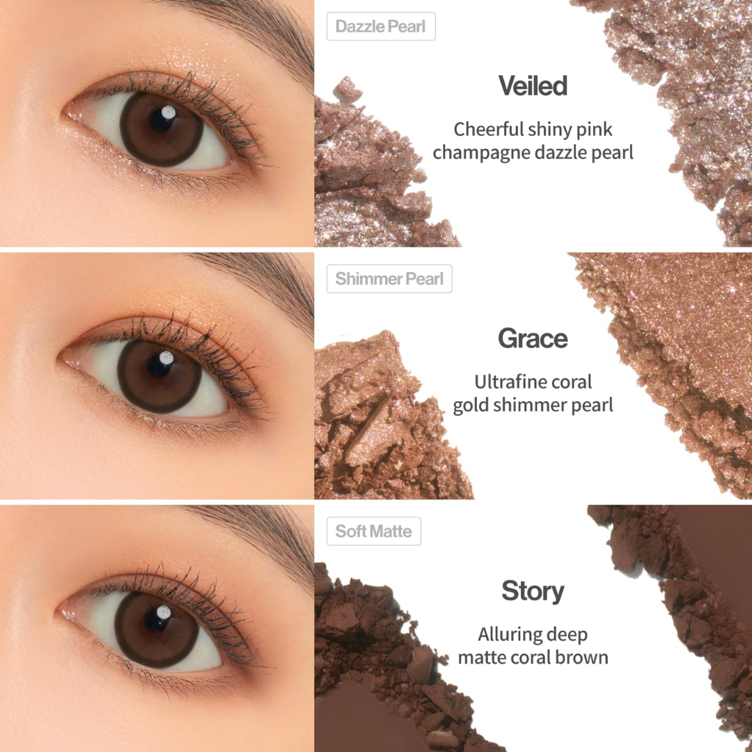 UNLEASHIA Glitterpedia Eye Palette (6 Colours]