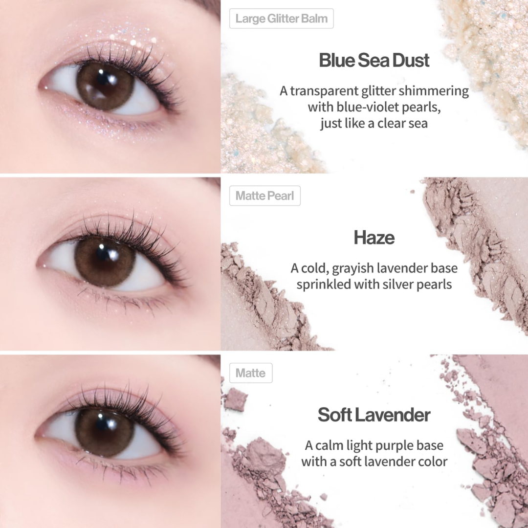 UNLEASHIA Glitterpedia Eye Palette (6 Colours]