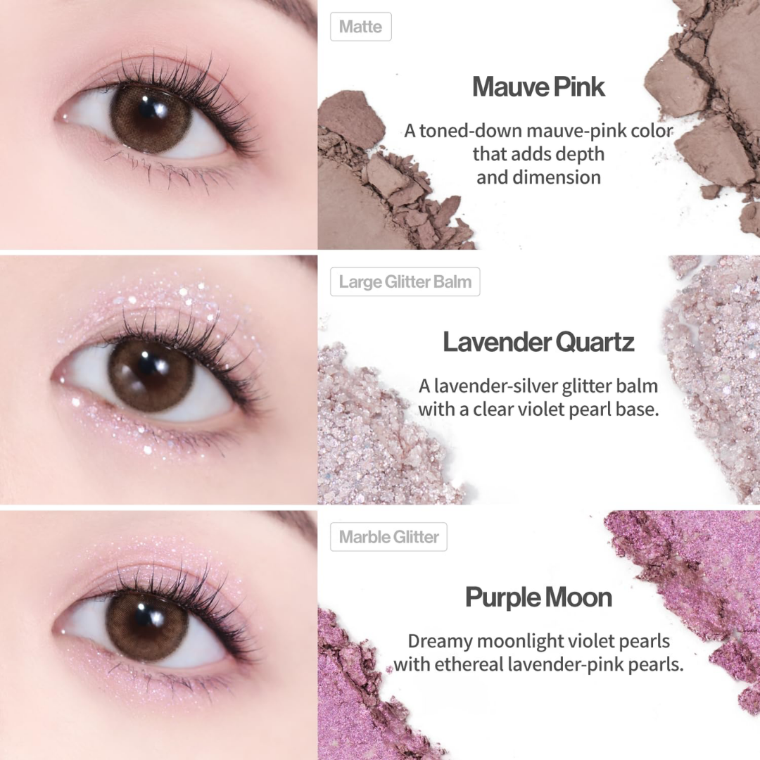 UNLEASHIA Glitterpedia Eye Palette (6 Colours]