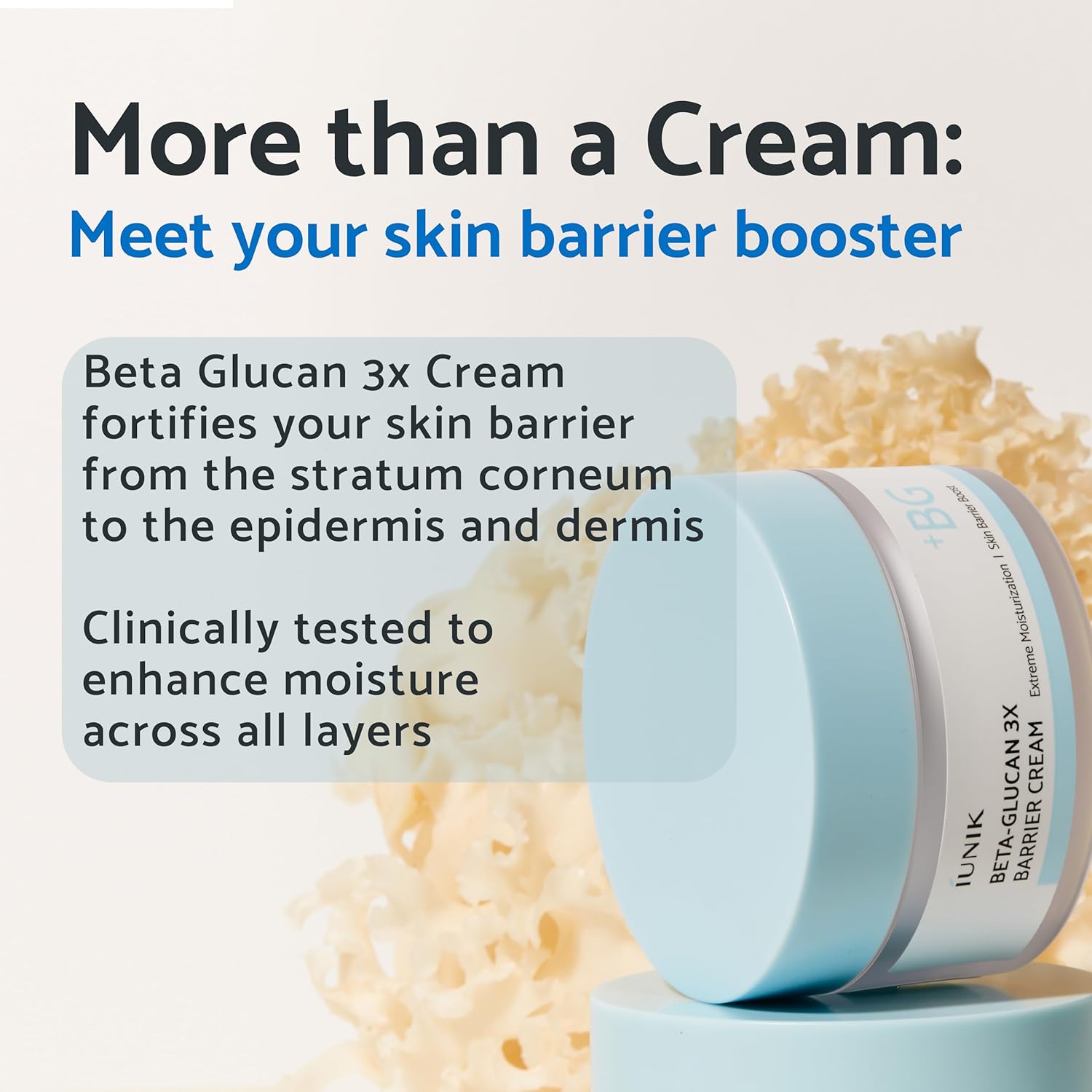 IUNIK Beta Glucan 3X Barrier Cream
