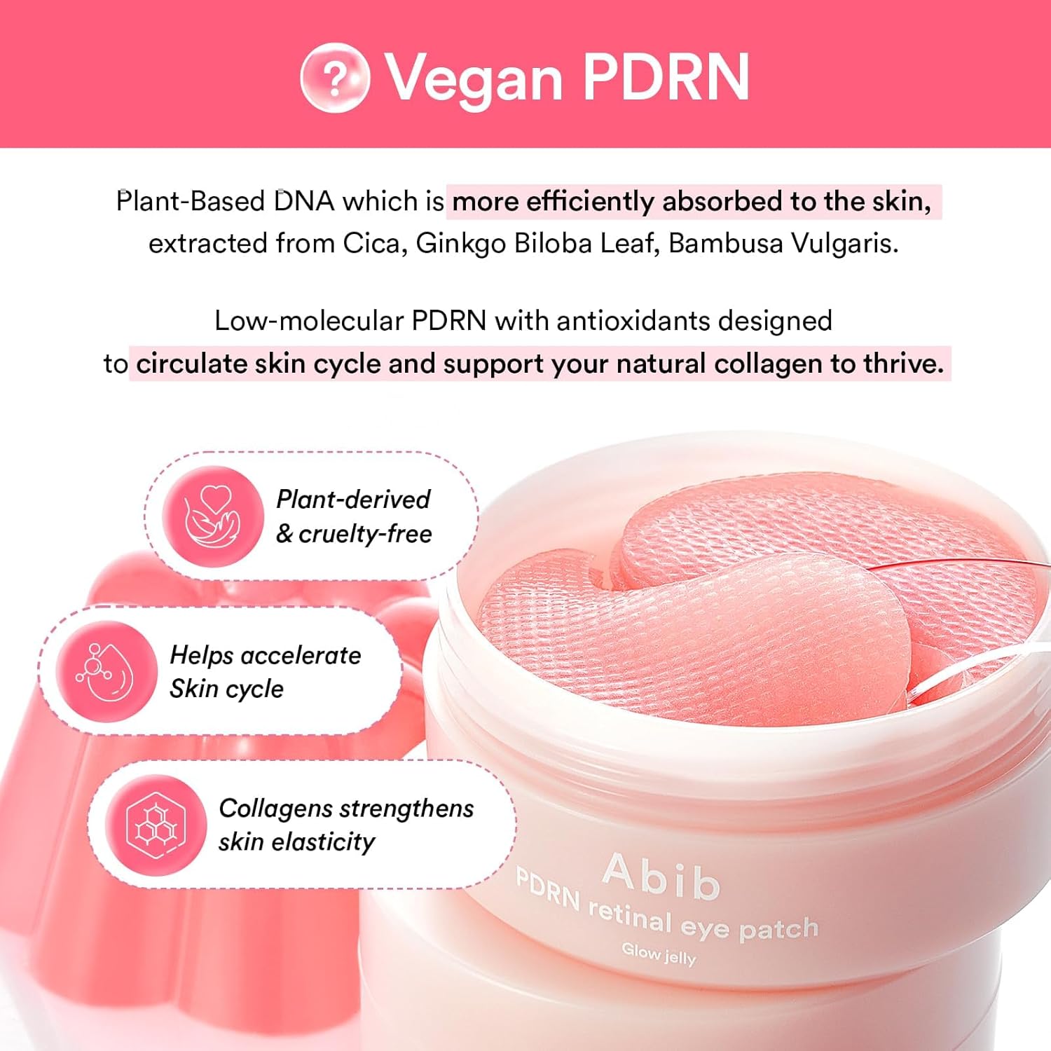 Abib PDRN Retinal Eye Patch Glow Jelly