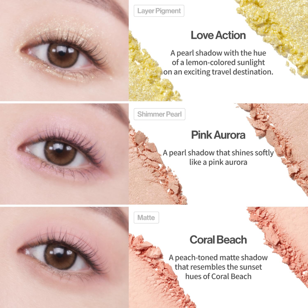 UNLEASHIA Glitterpedia Eye Palette (6 Colours]