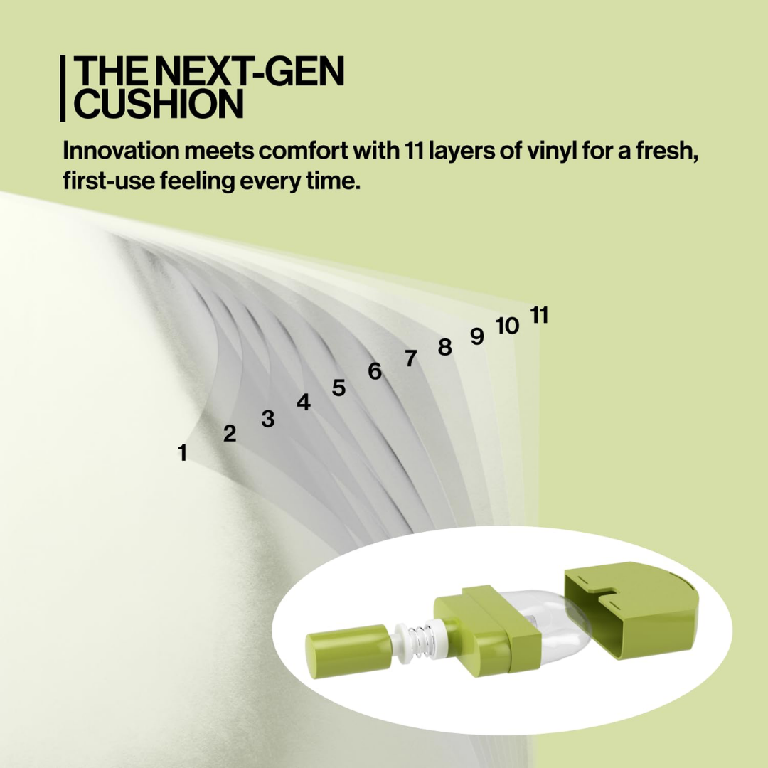UNLEASHIA Satin Wear Healthy-Green Cushion Cover Package (Case Only)