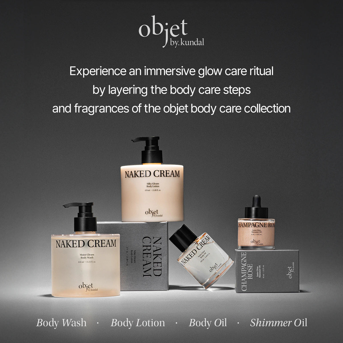 OBJECT BY KUNDAL Moist Gleam Body Wash (2 Types)