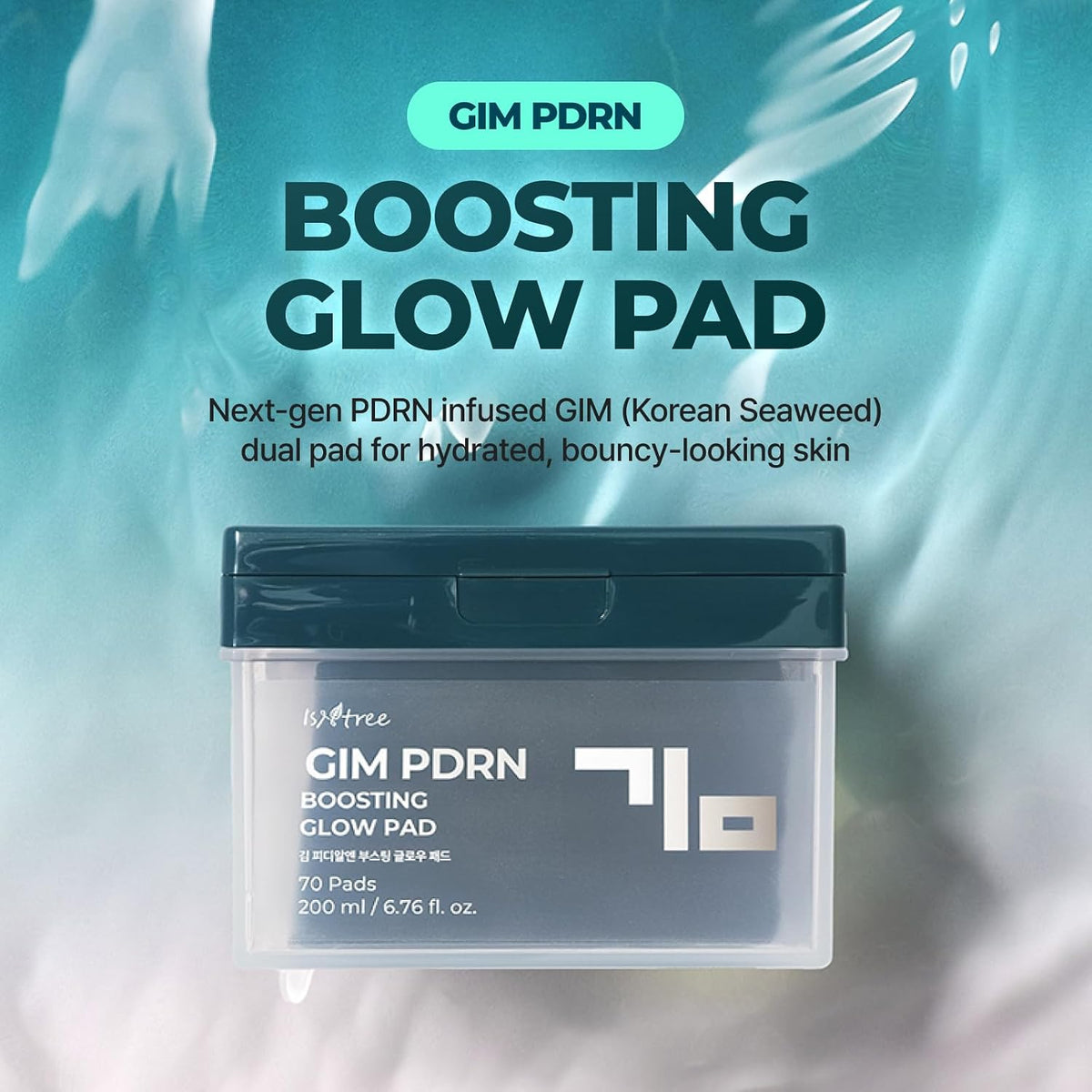 ISNTREE Gim PDRN Boosting Glow Pad