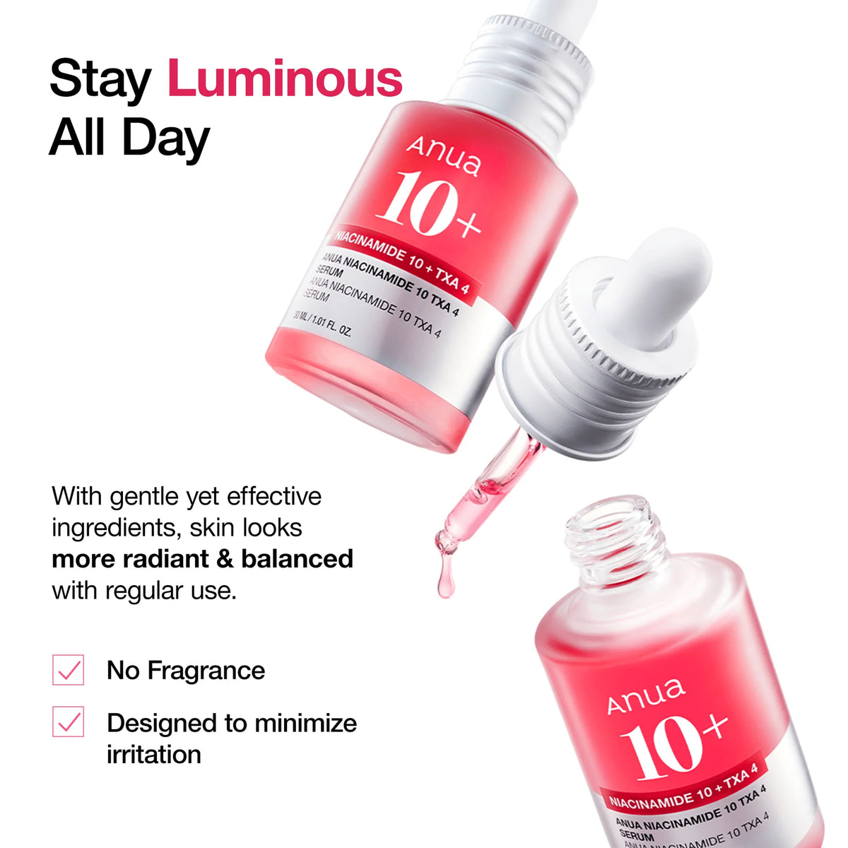 ANUA Niacinamide 10% + TXA 4% Dark Spot Correcting Serum