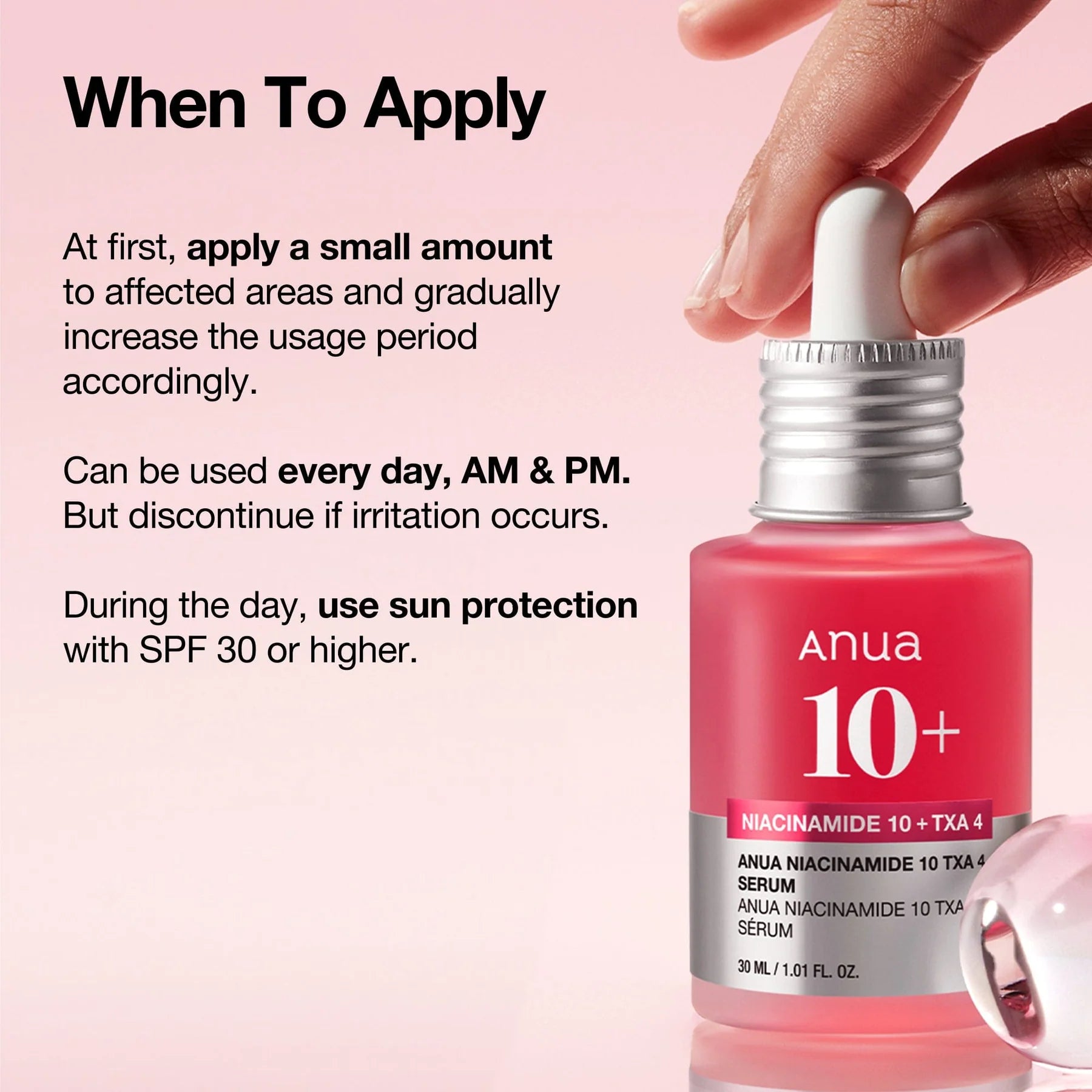 ANUA Niacinamide 10% + TXA 4% Dark Spot Correcting Serum