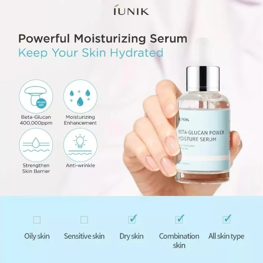IUNIK Beta Glucan Power Moisture Serum