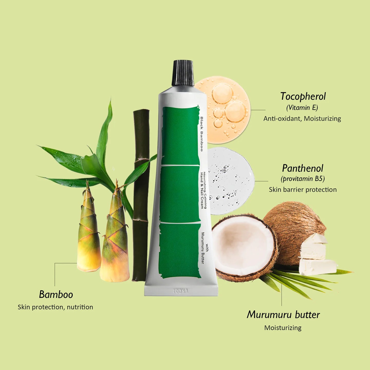HARUHARU WONDER Black Bamboo Nourishing Calming Hand & Nail Cream