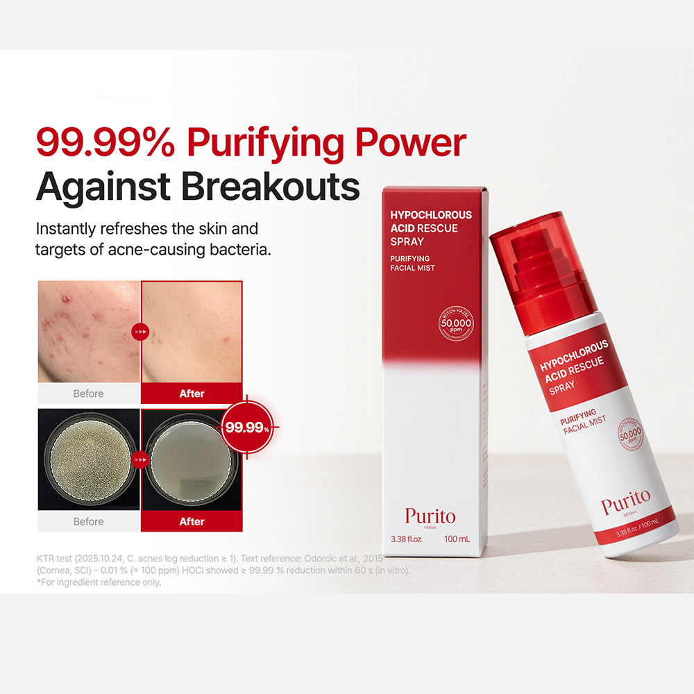 PURITO SEOUL Hypochlorous Rescue Spray