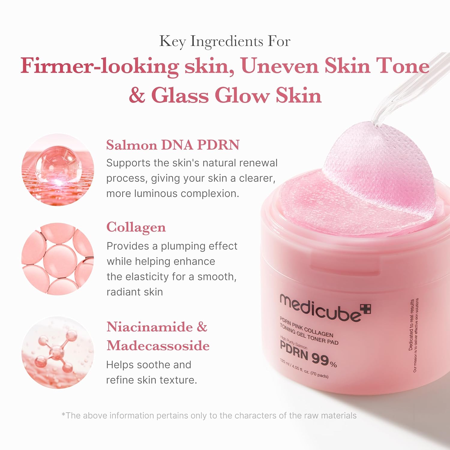 MEDICUBE PDRN Pink Toning Gel Toner Pad