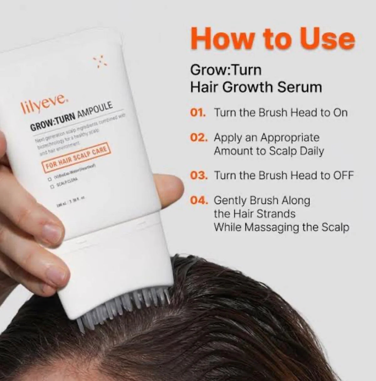LILYEVE GROW:TURN EXOSOME Brush Ampoule
