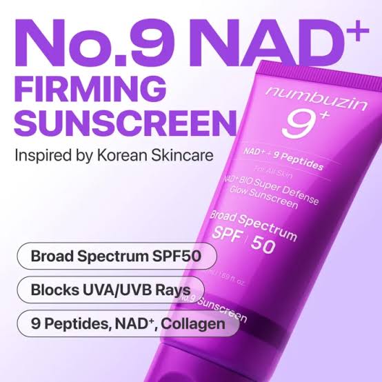 NUMBUZIN No. 9 NAD+ 9 Peptides Dewy Sun Essence