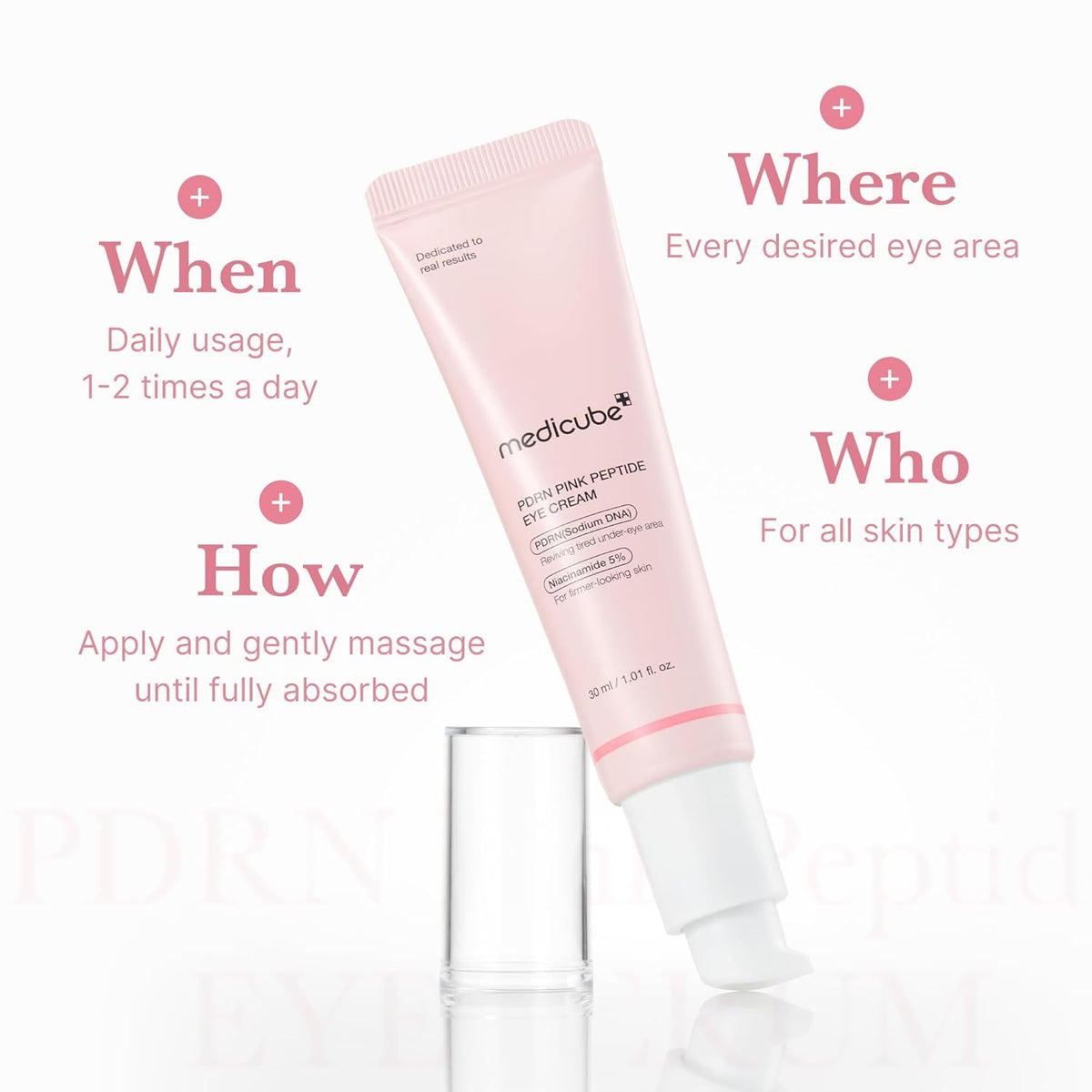 MEDICUBE PDRN Pink Peptide Eye Cream