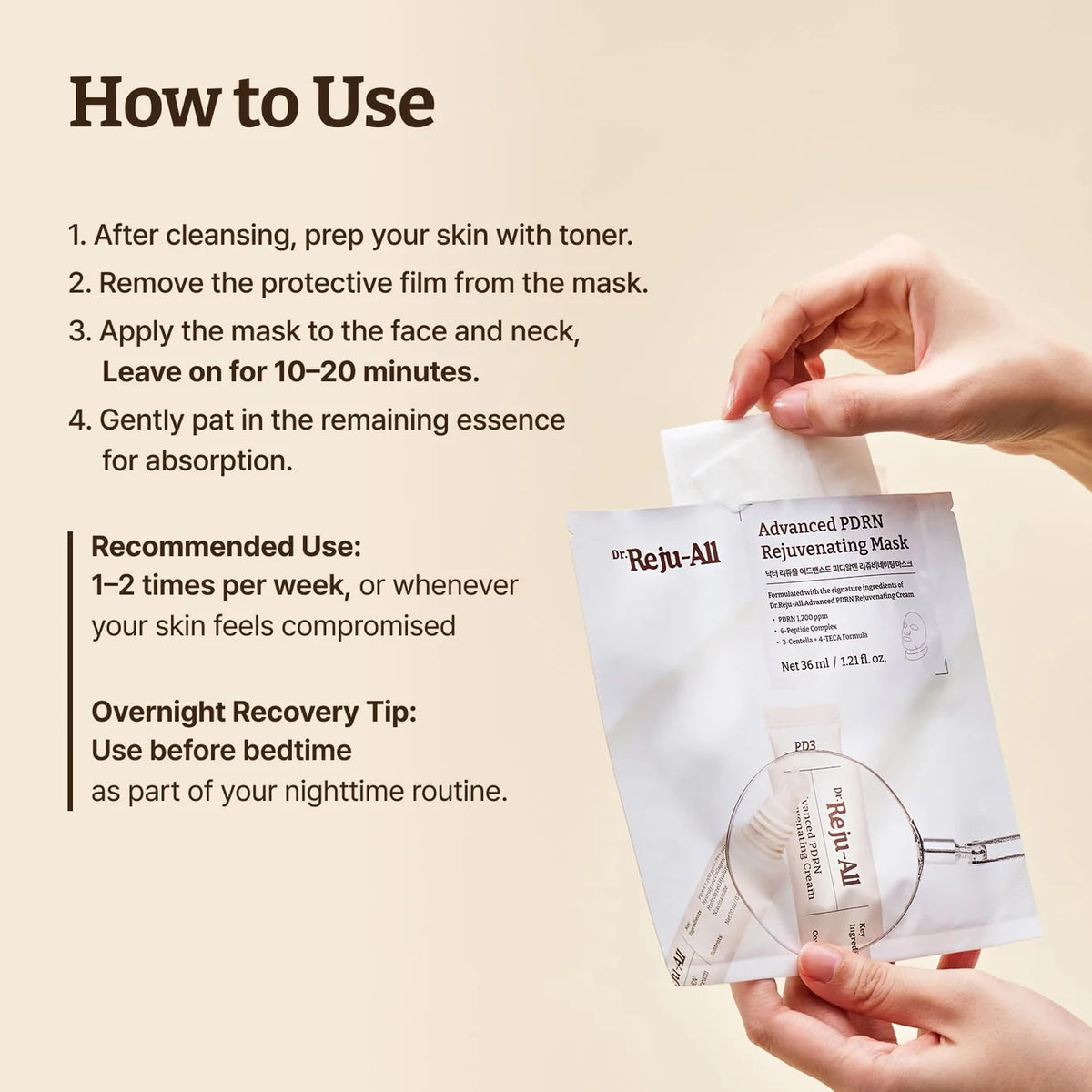 DR.REJU-ALL Advanced PDRN Rejuvenating Mask