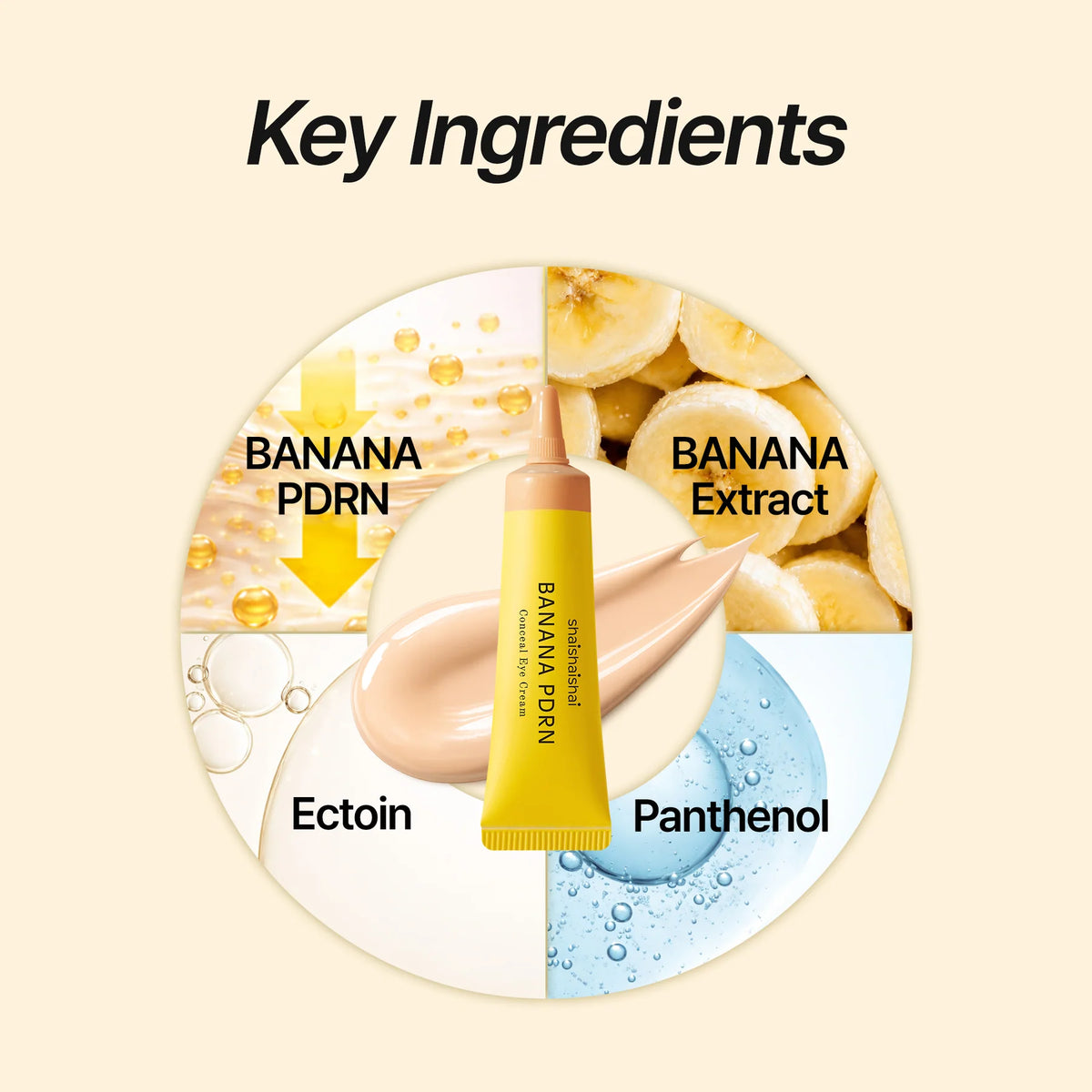 SHAISHAISHAI Banana PDRN Conceal Eye Cream (2 Types)