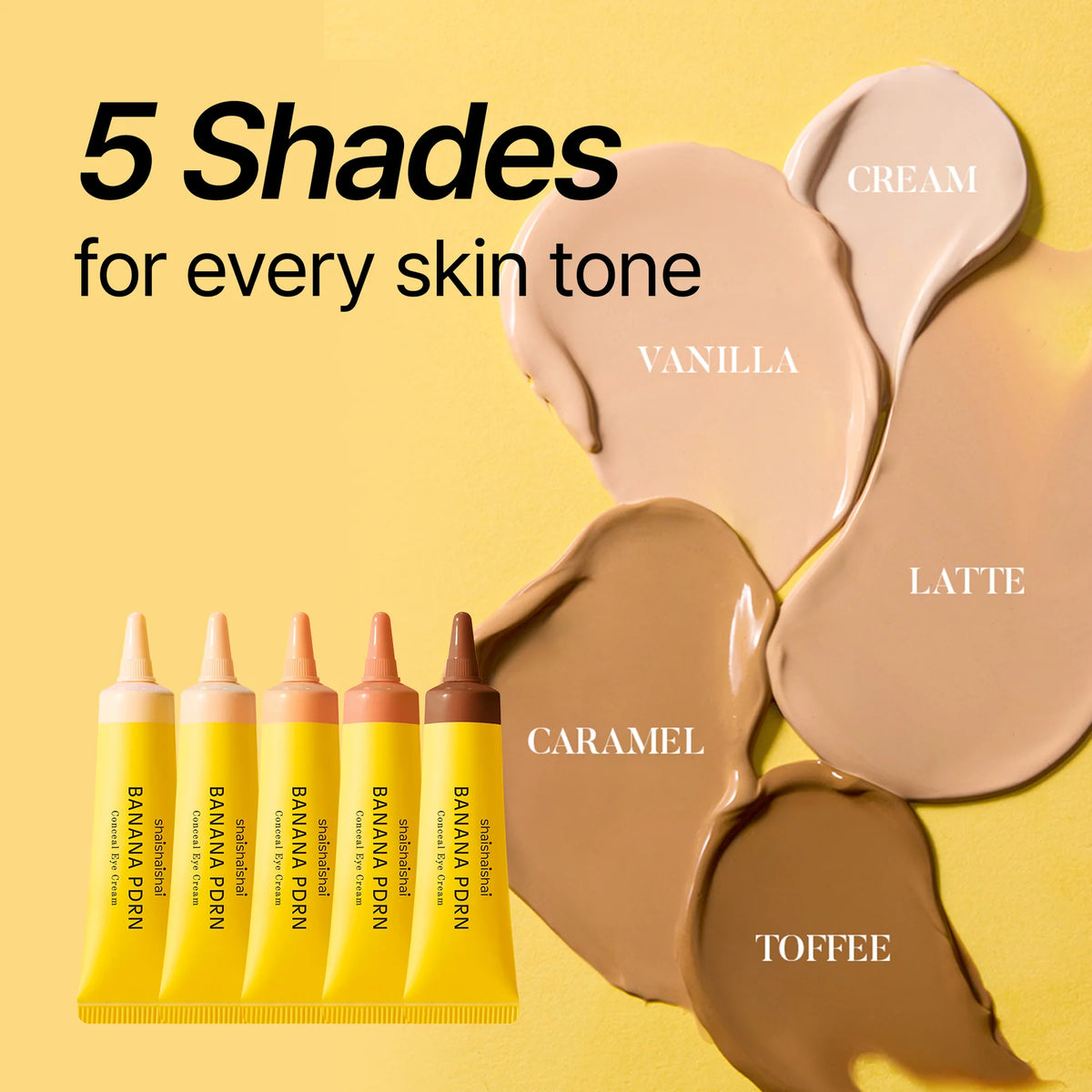SHAISHAISHAI Banana PDRN Conceal Eye Cream (2 Types)