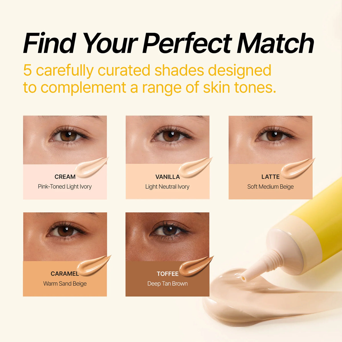 SHAISHAISHAI Banana PDRN Conceal Eye Cream (2 Types)